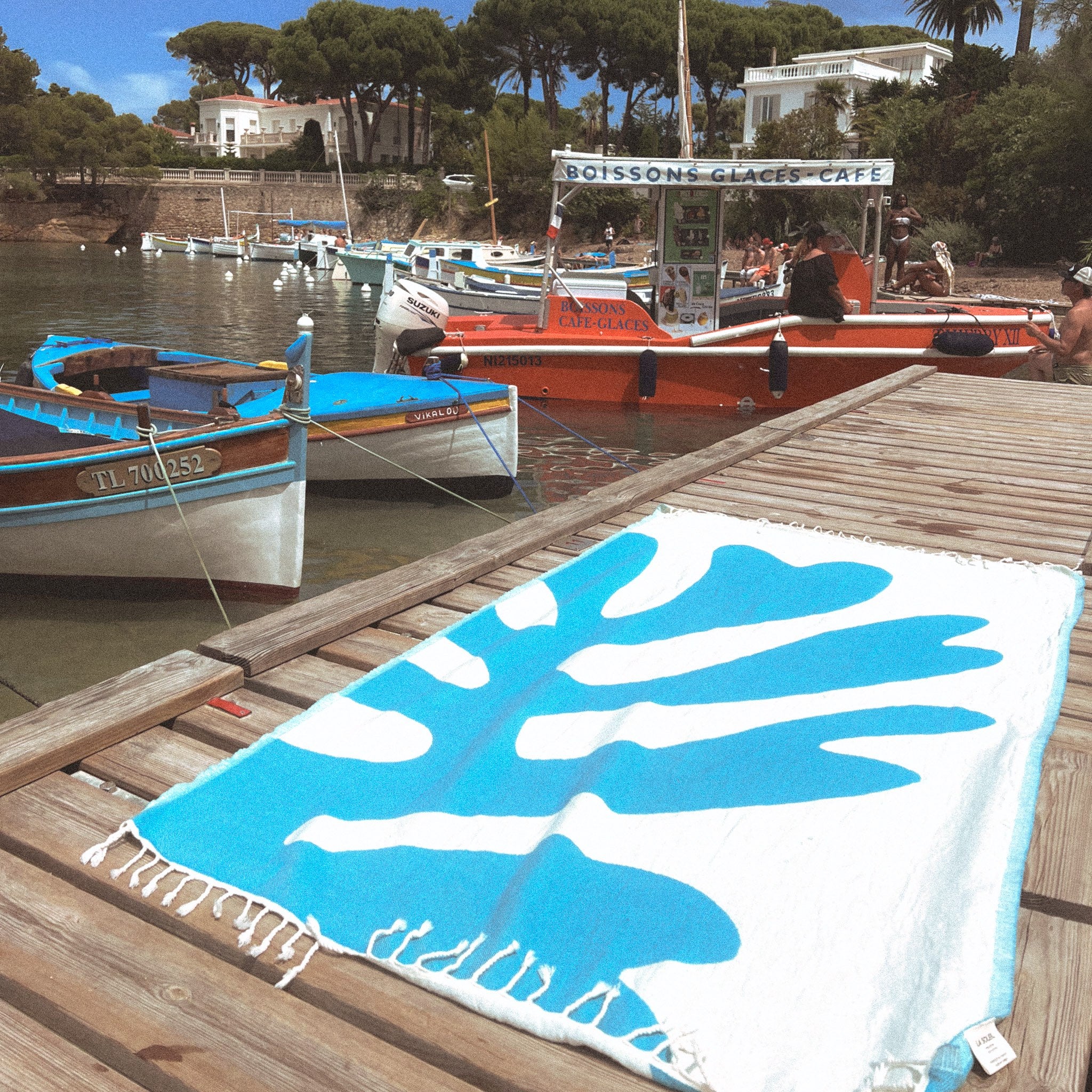 Saint-Tropez Azur Beach Towel